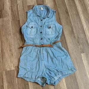Forever 21 Jean Romper